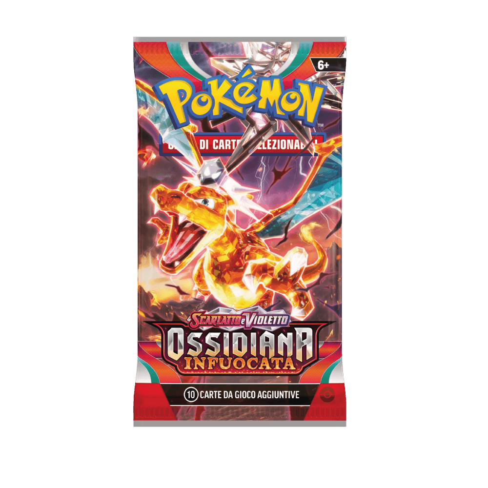 Scarlatto & Violetto Ossidiana Infuocata Busta 10 Carte (ITA) rr