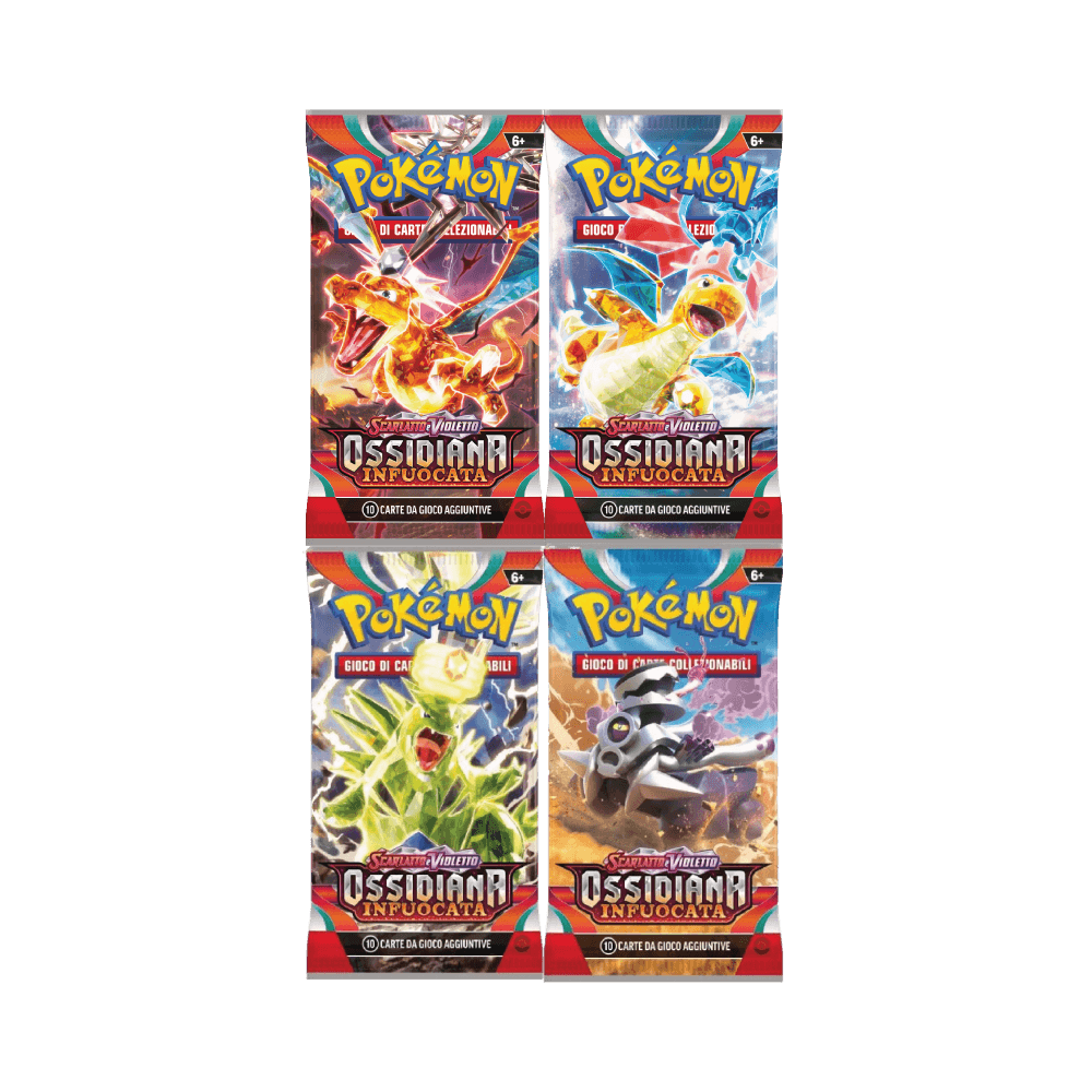 Scarlatto & Violetto Ossidiana Infuocata 4 Buste Artwork (ITA) rr