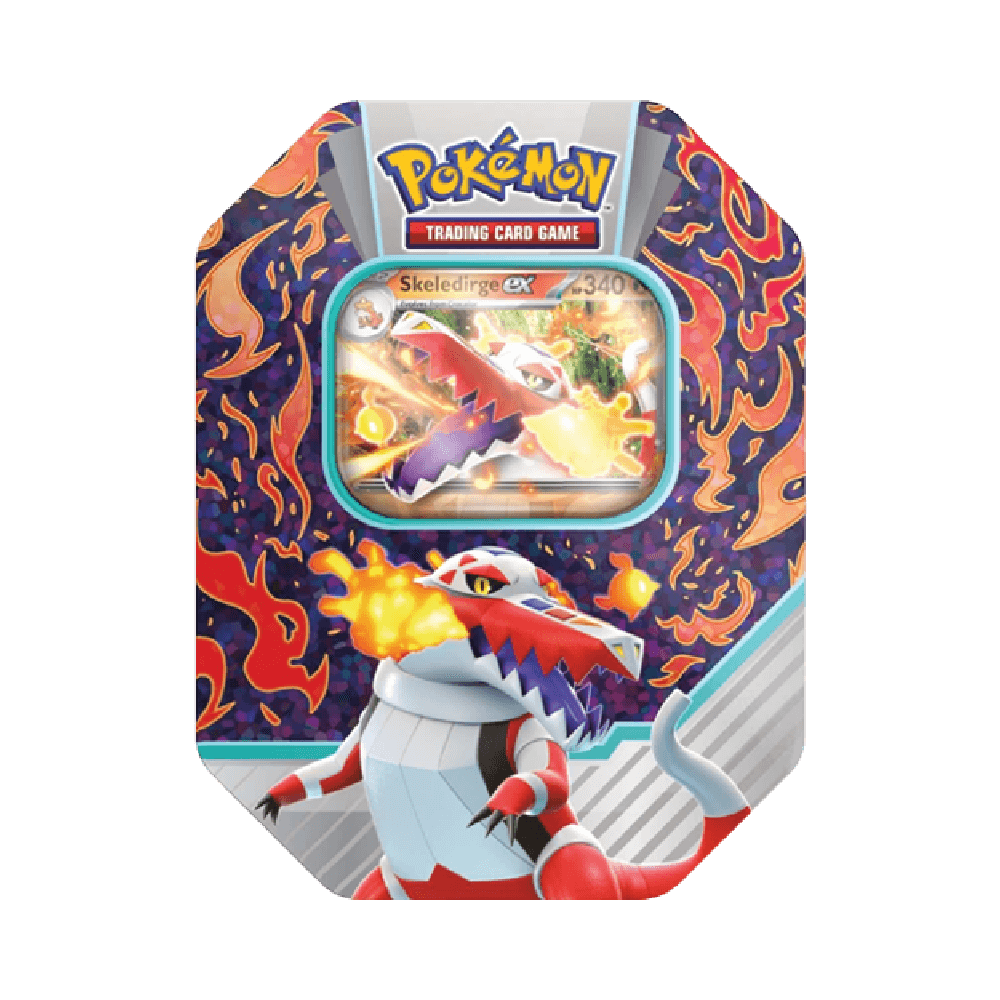 Tin da Collezione Partner di Paldea: Skeledirge ex (ITA) rr