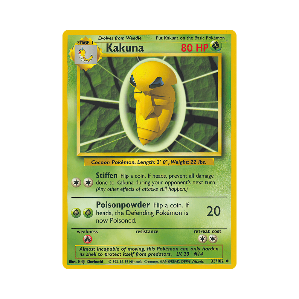 033/102 Kakuna Non Comune Unlimited (ITA) - Set Base rr