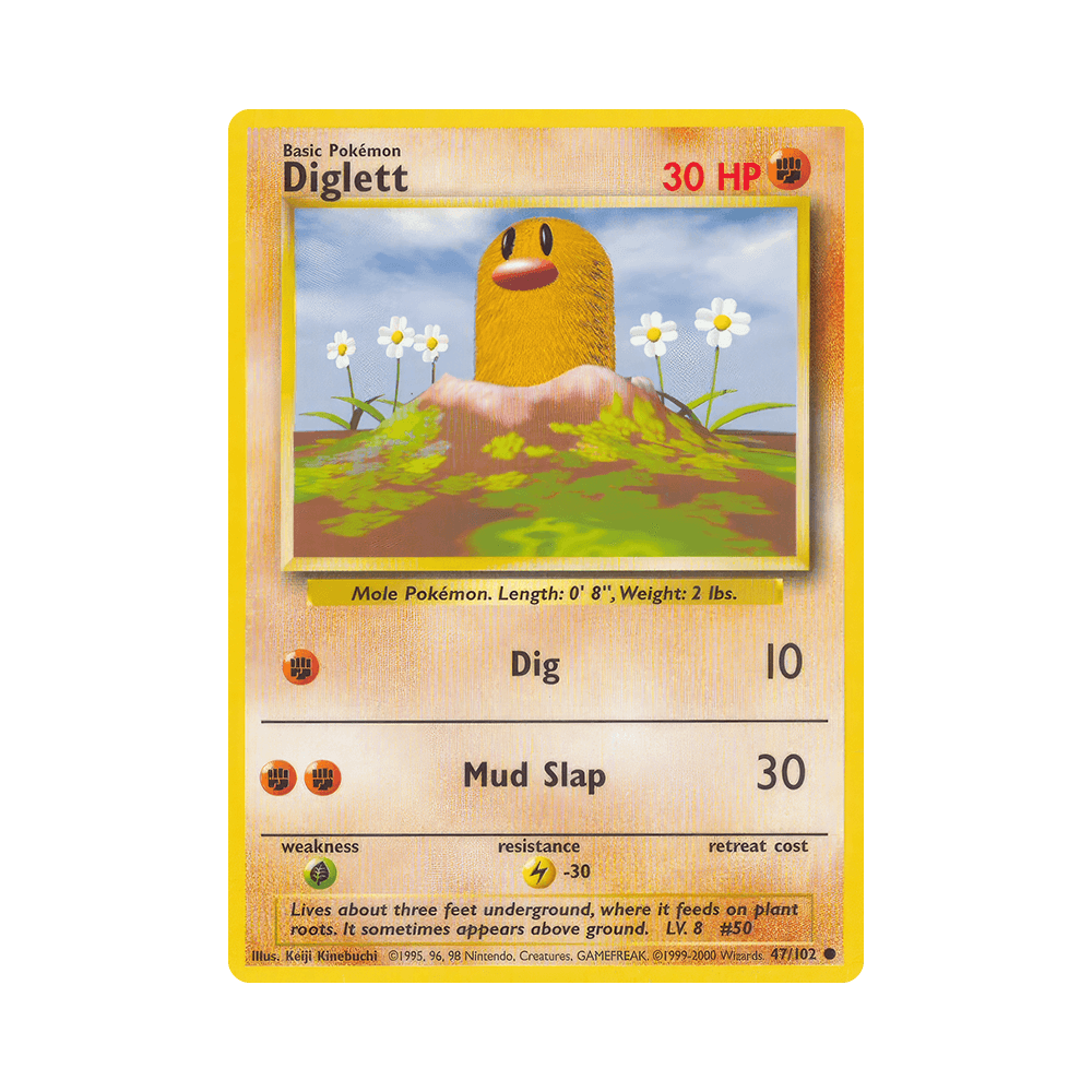 047/102 Diglett Comune Unlimited (ITA) - Set Base rr