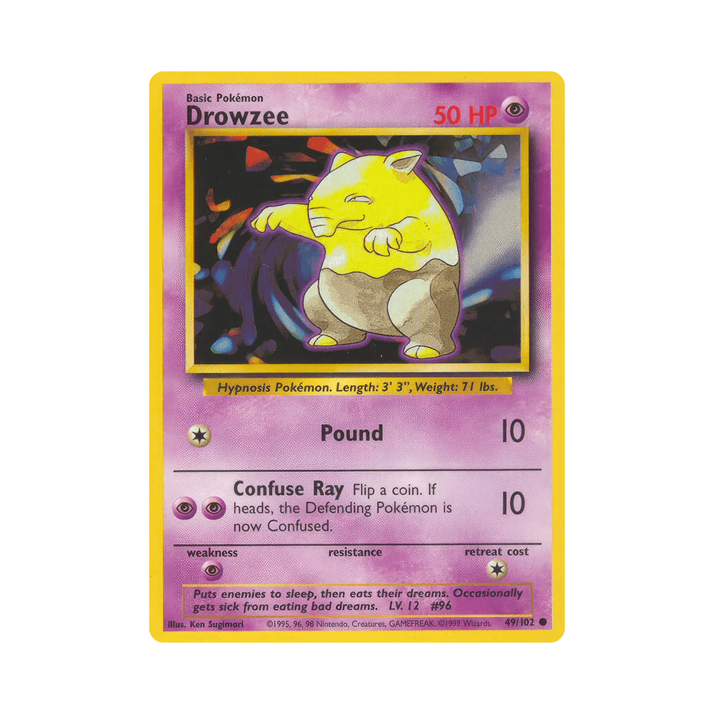 049/102 Drowzee Comune Unlimited (ITA) - Set Base rr