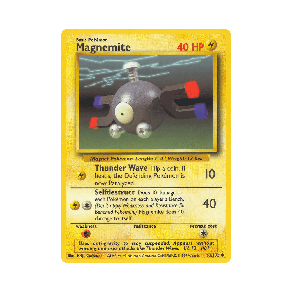 053/102 Magnemite Comune Unlimited (ITA) - Set Base rr