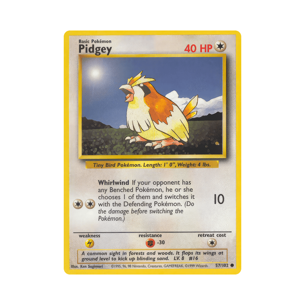 057/102 Pidgey Comune Unlimited (ITA) - Set Base rr