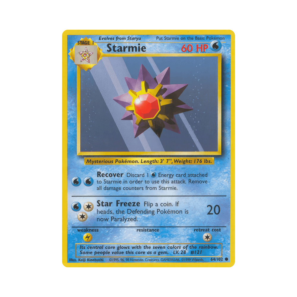 064/102 Starmie Comune Unlimited (ITA) - Set Base rr
