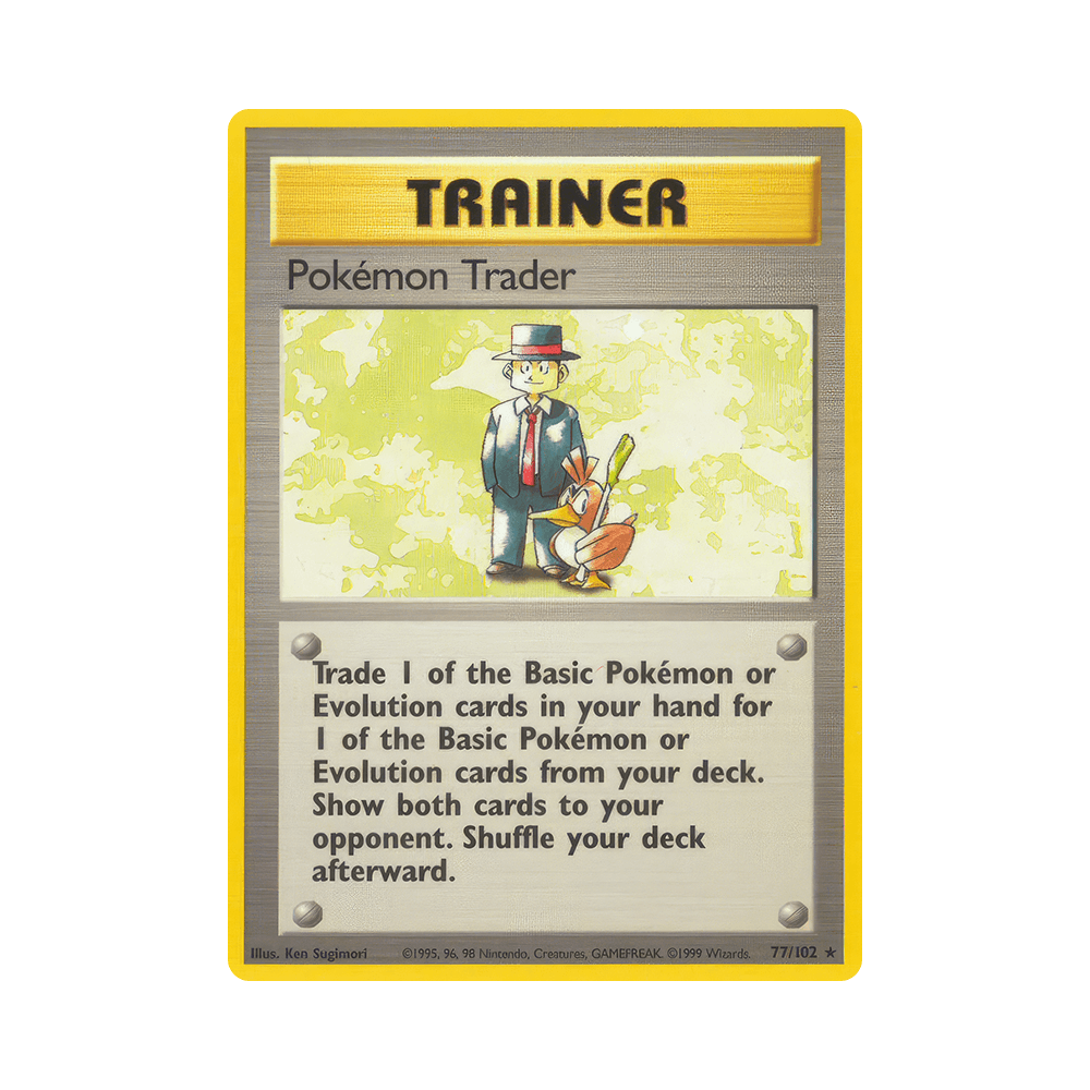 077/102 Scambio di Pokémon Rara Unlimited (ITA) - Set Base rr