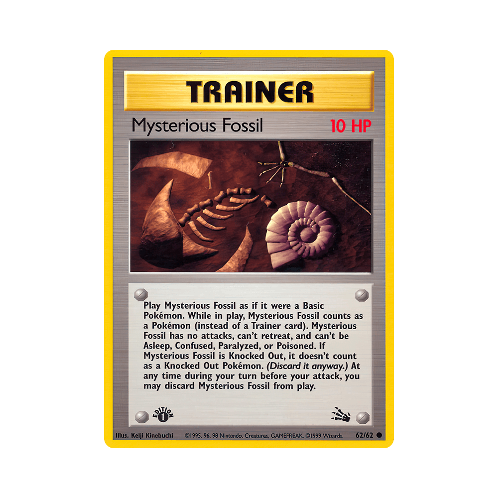 62/62 Fossile Misterioso Comune Unlimited (ITA) - Fossil rr
