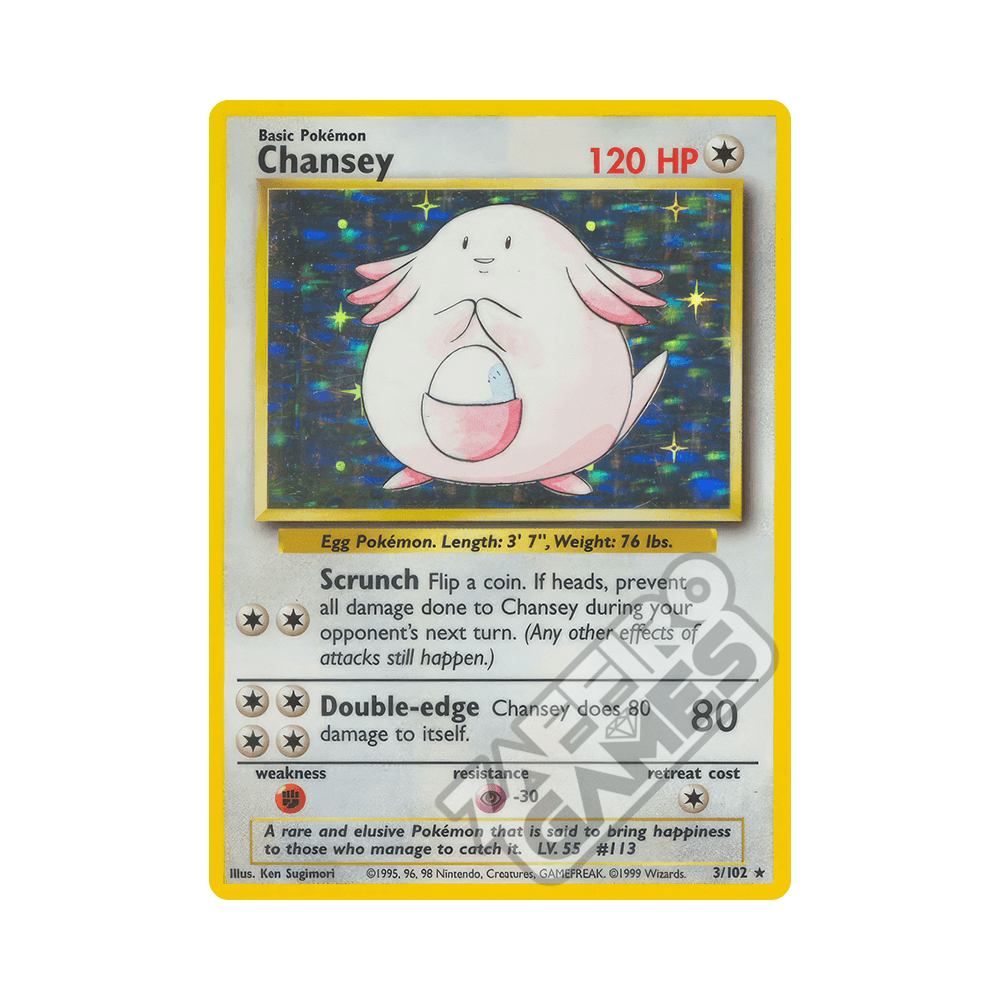 003/102 Chansey Holo Unlimited (ITA) - Set Base rr