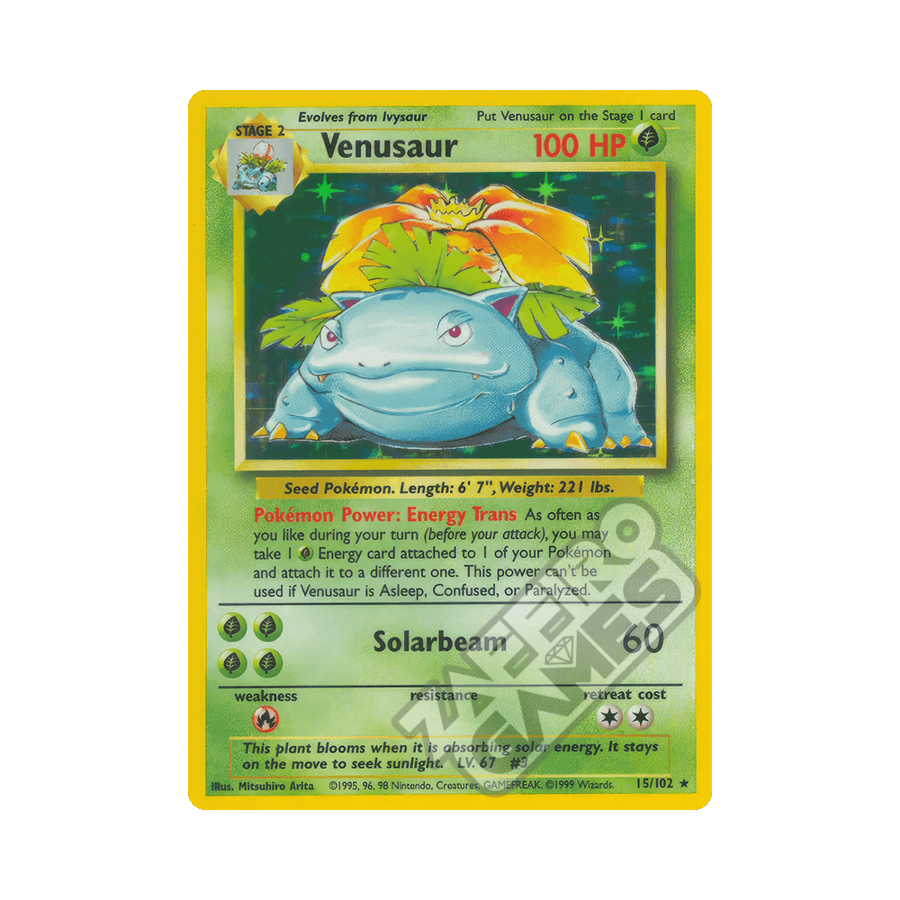 015/102 Venusaur Holo Unlimited (ITA) - Set Base rr