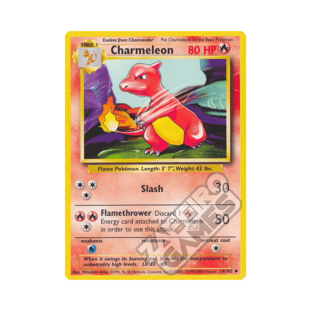 024/102 Charmeleon Non Comune Unlimited (ITA) - Set Base rr