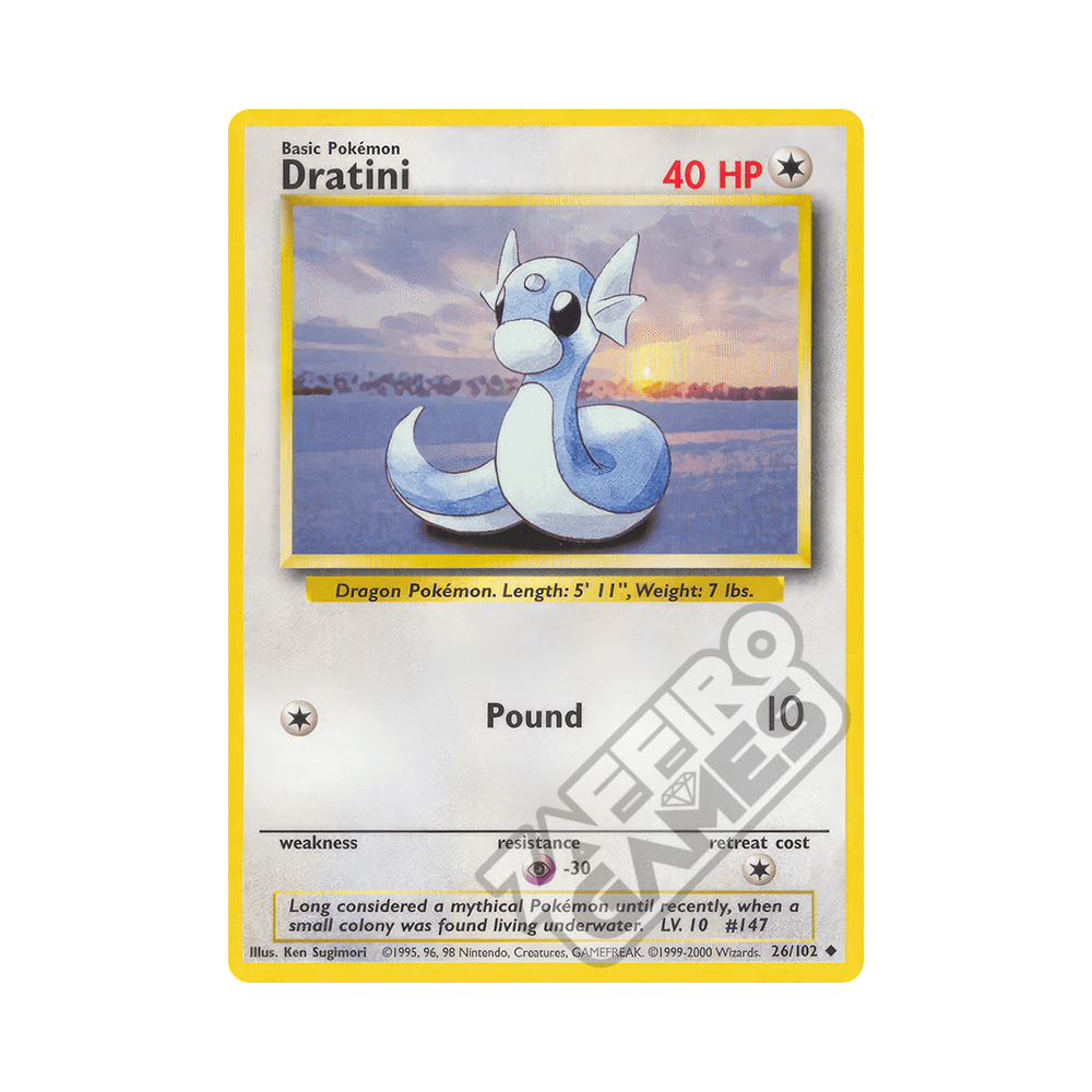 026/102 Dratini Non Comune Unlimited (ITA) - Set Base rr
