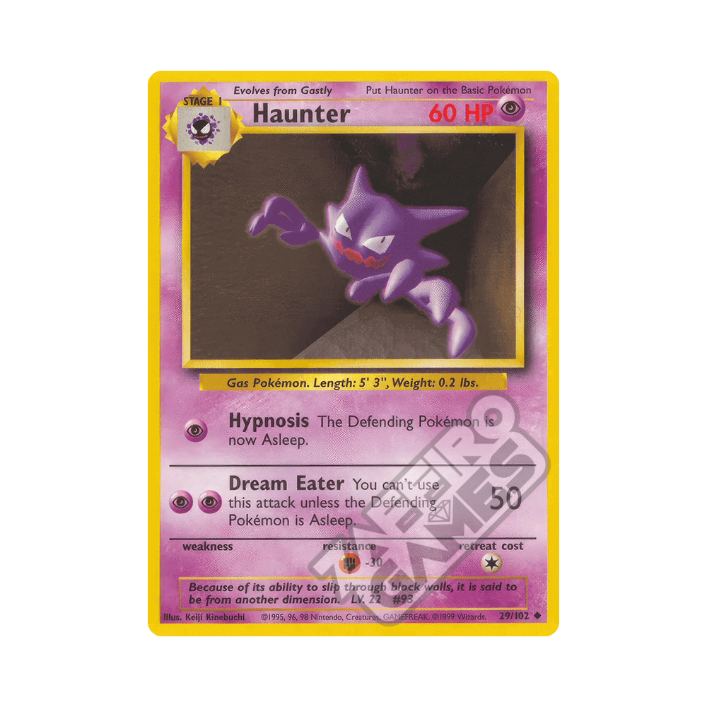 029/102 Haunter Non Comune Unlimited (ITA) - Set Base rr