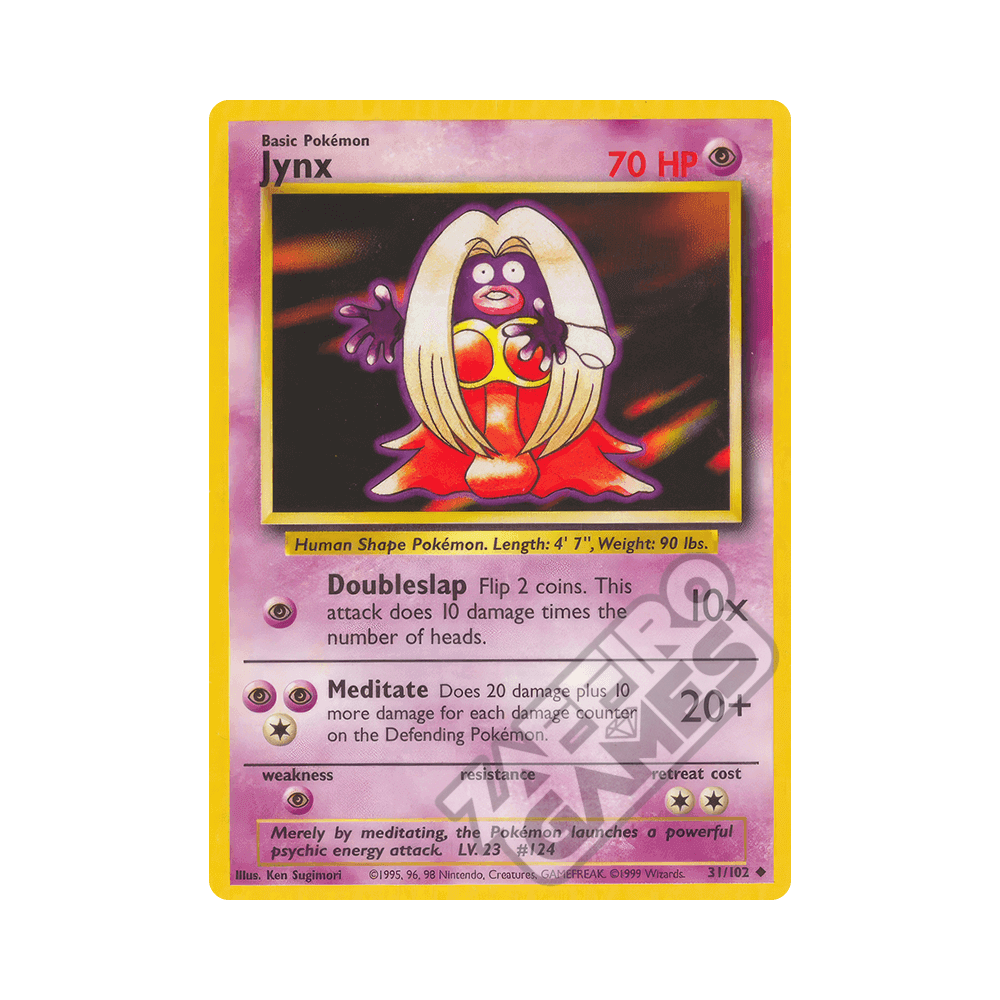 031/102 Jynx Non Comune Unlimited (ITA) - Set Base rr
