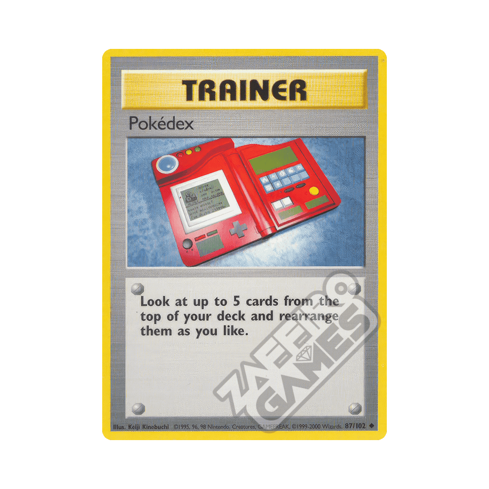 087/102 Pokédex Non Comune Unlimited (ITA) - Set Base rr