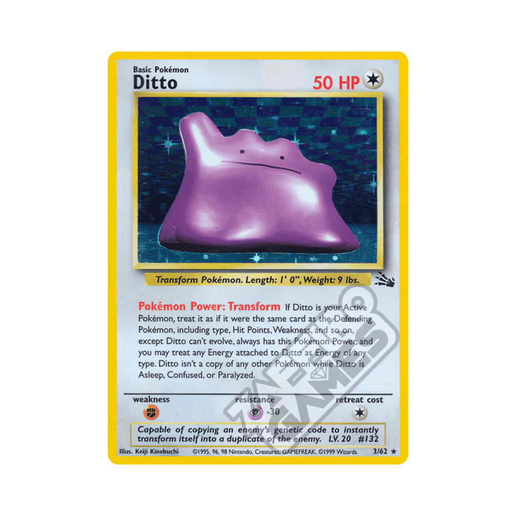 03/62 Ditto Holo Unlimited (ITA) - Fossil rr