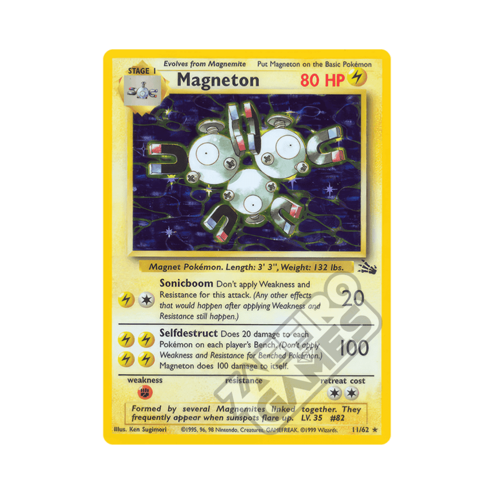 11/62 Magneton Holo Unlimited (ITA) - Fossil rr
