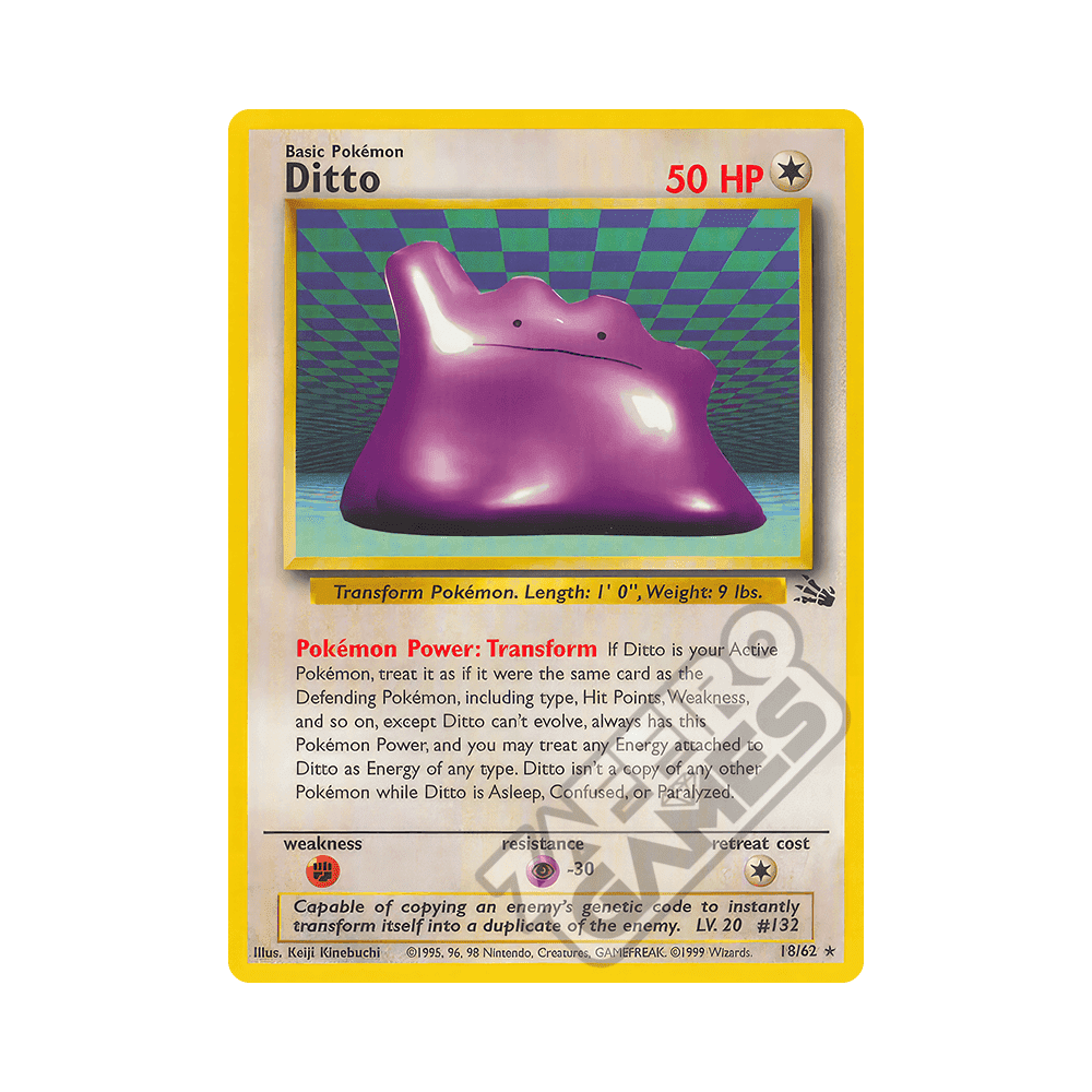 18/62 Ditto Rara Unlimited (ITA) - Fossil rr