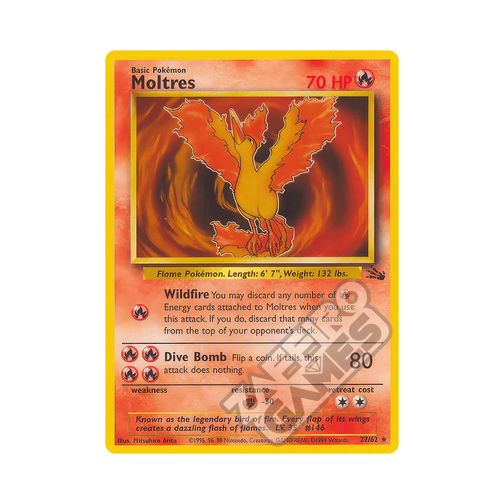 27/62 Molters Rara Unlimited (ITA) - Fossil rr