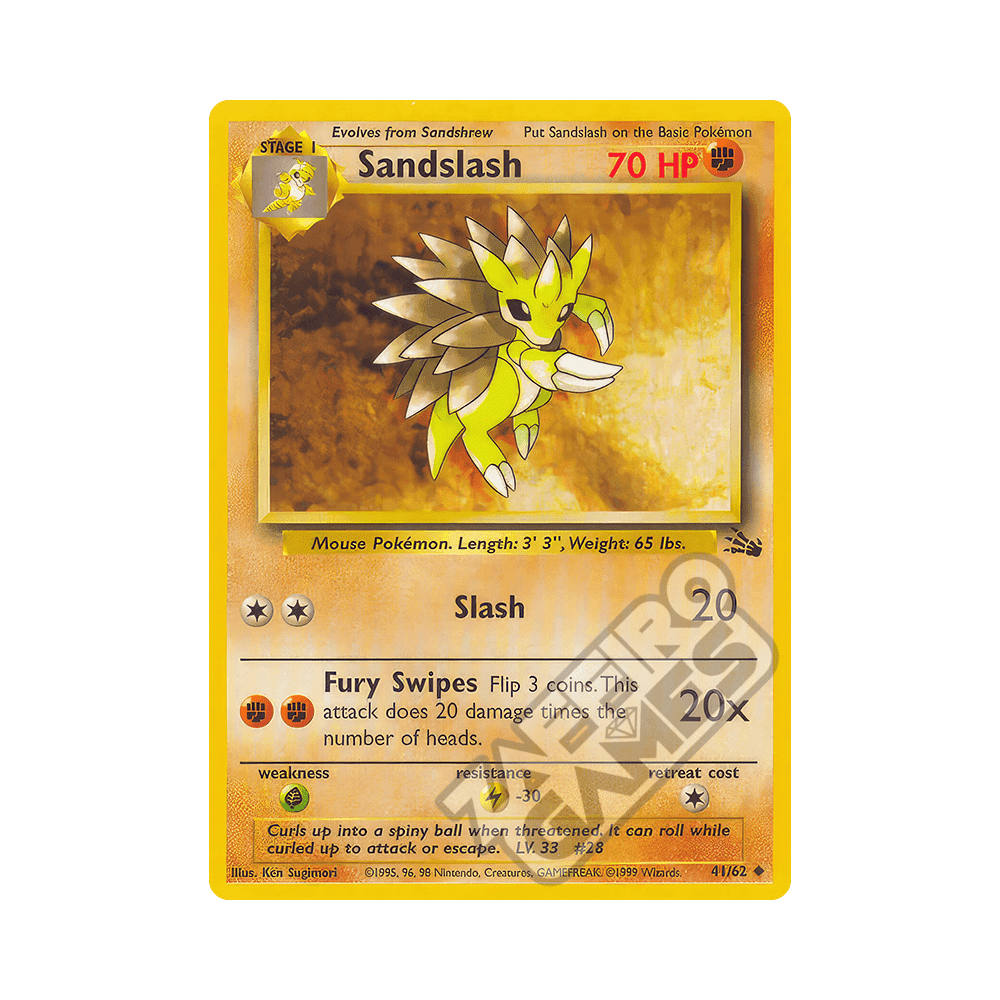 41/62 Sandlash Non comune Unlimited (ITA) - Fossil rr