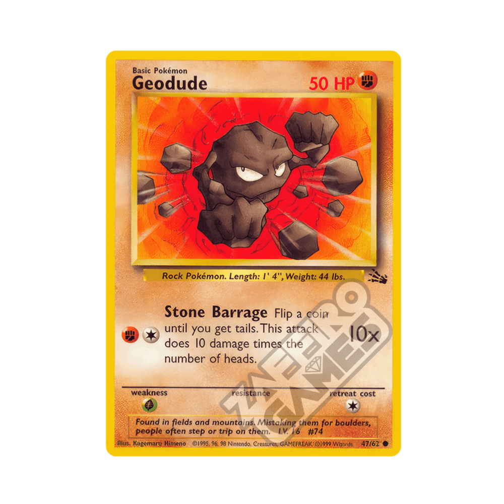 47/62 Geodude Comune Unlimited (ITA) - Fossil rr