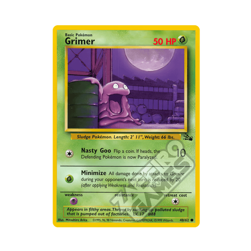 48/62 Grimer Comune Unlimited (ITA) - Fossil rr