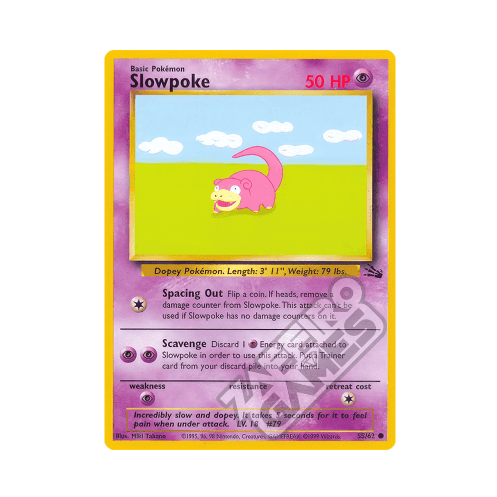 55/62 Slowpoke Comune Unlimited (ITA) - Fossil rr