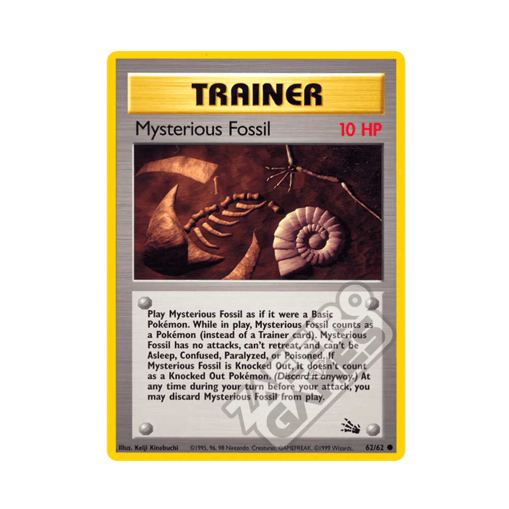 62/62 Fossile Misterioso Comune Unlimited (ITA) - Fossil rr