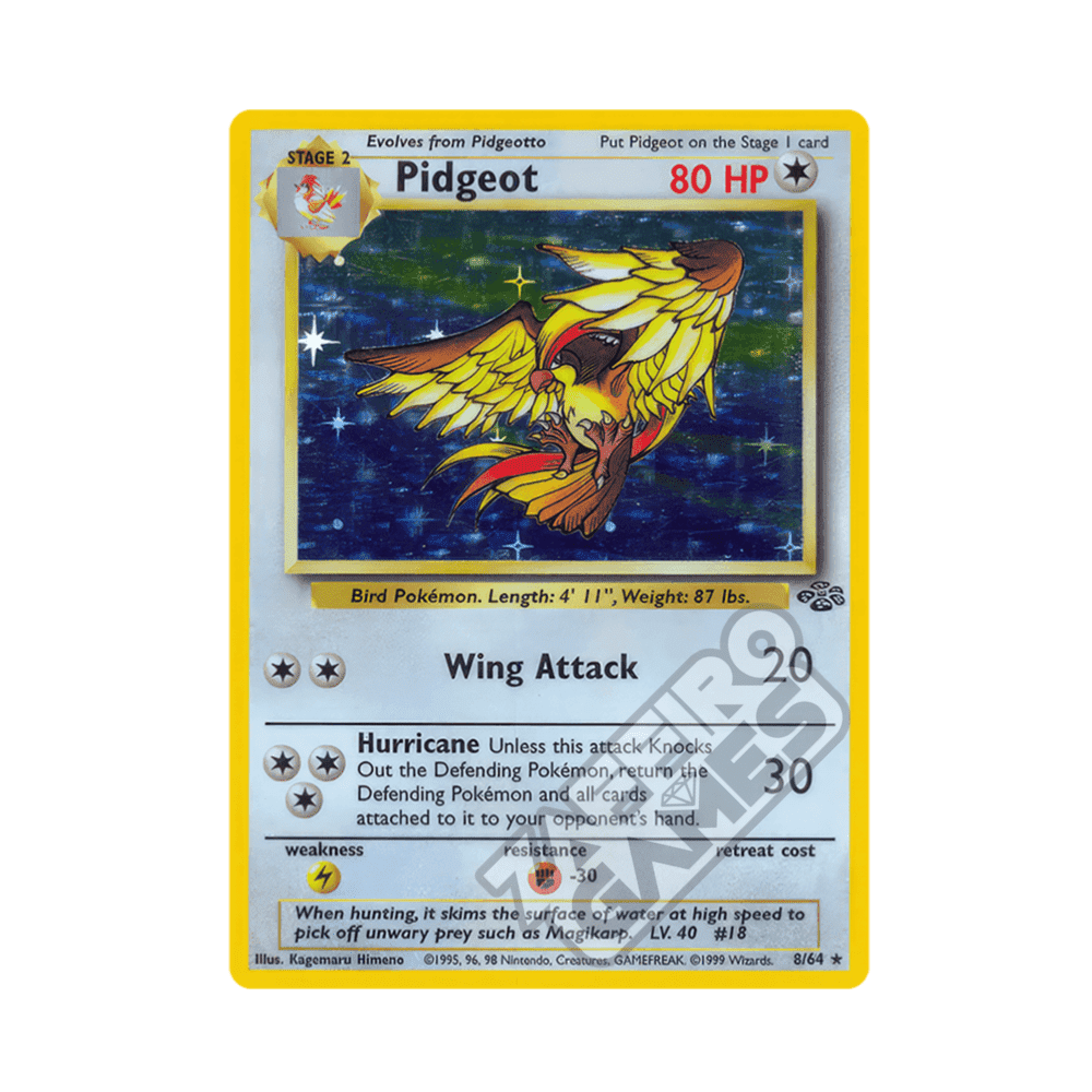 08/64 Pidgeot Holo Unlimited (ITA) - Jungle rr