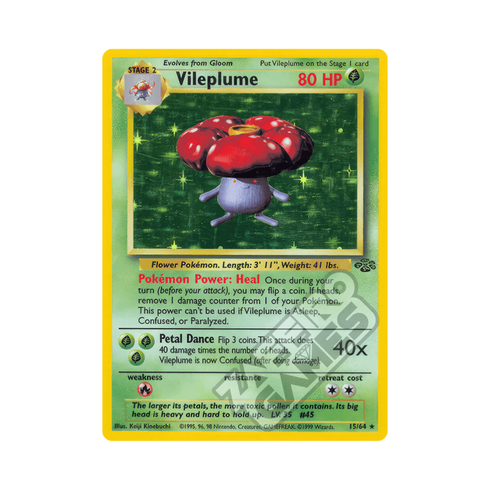 15/64 Vileplume Holo Unlimited (ITA) - Jungle rr