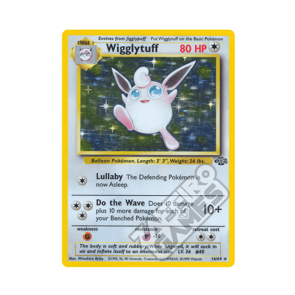 16/64 Wigglypuff Holo Unlimited (ITA) - Jungle rr