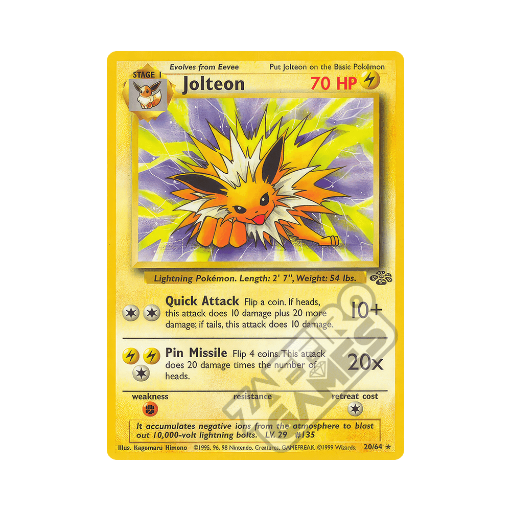 20/64 Jolteon Rara Unlimited (ITA) - Jungle rr
