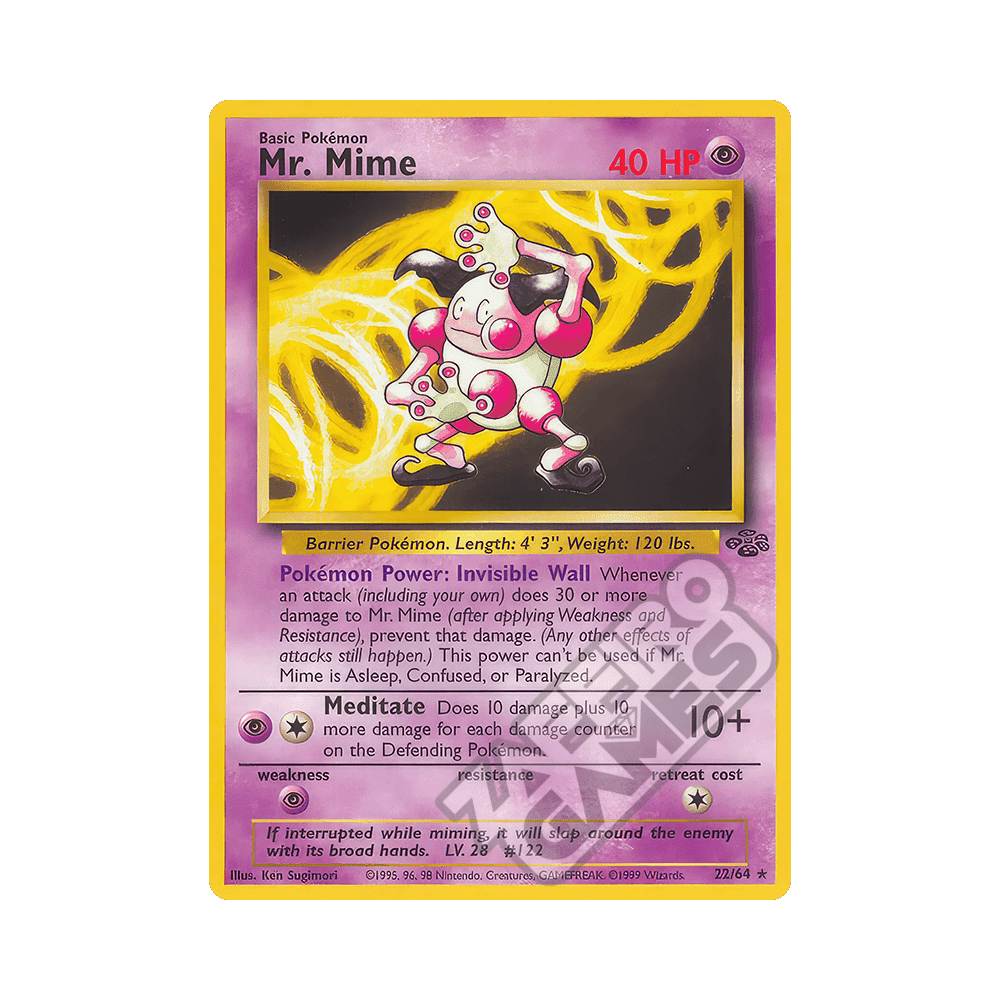 22/64 Mr. Mime Rara Unlimited (ITA) - Jungle rr