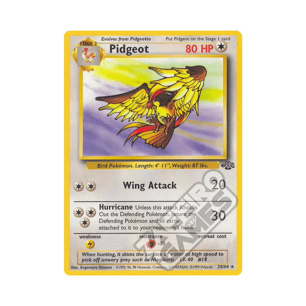 24/64 Pidgeot Rara Unlimited (ITA) - Jungle rr