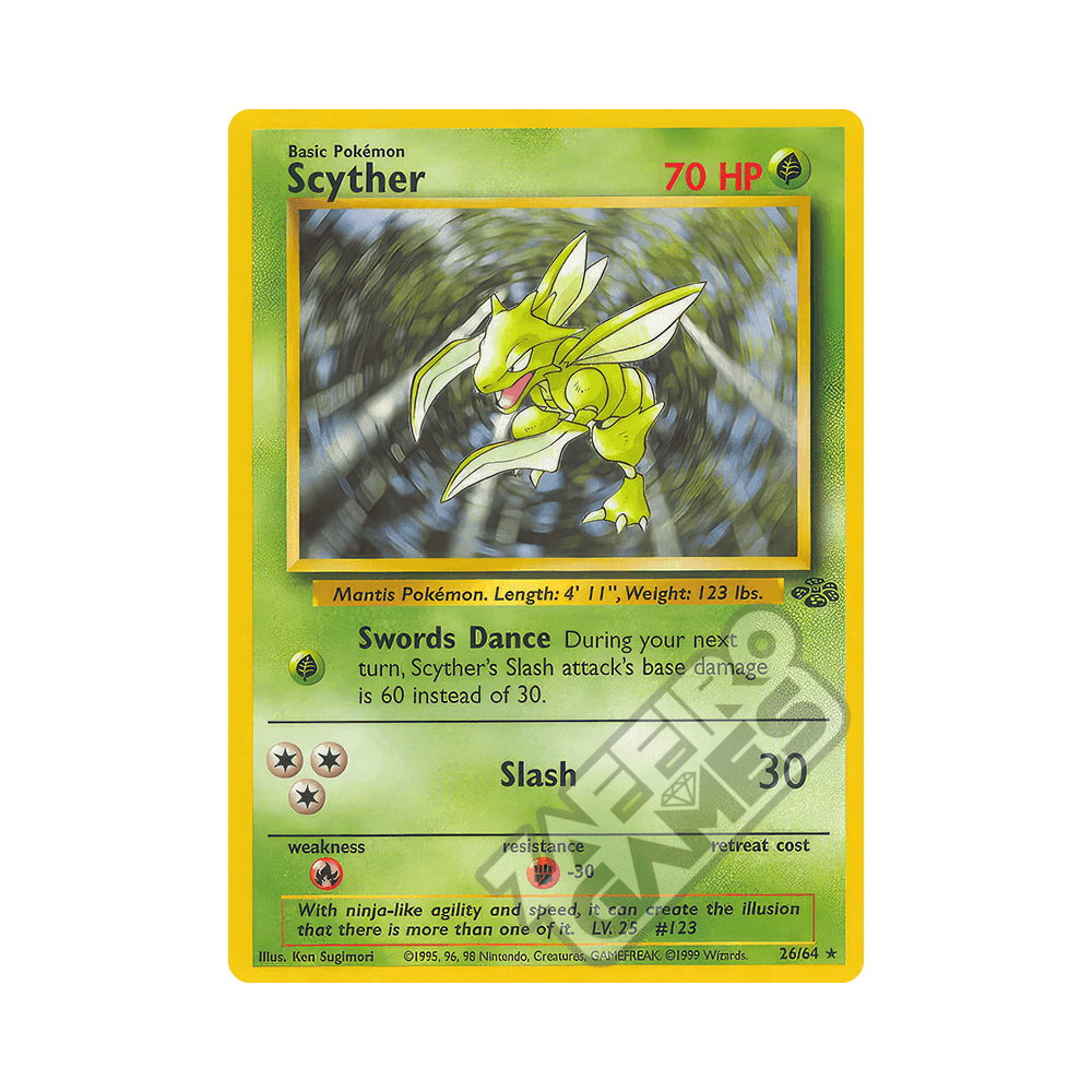 26/64 Scyther Rara Unlimited (ITA) - Jungle rr