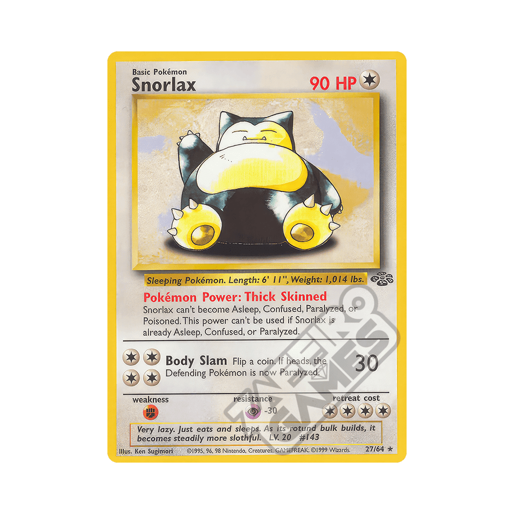 27/64 Snorlax Rara Unlimited (ITA) - Jungle rr