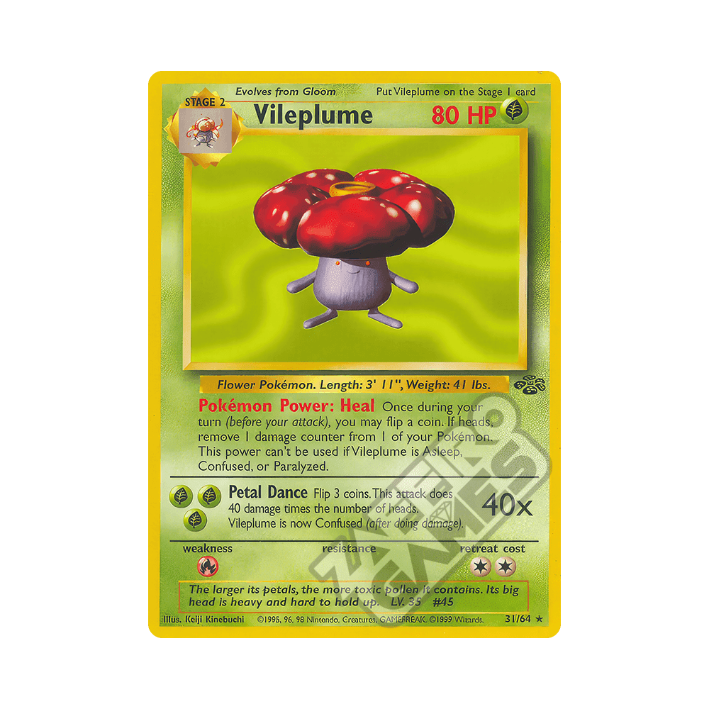 31/64 Vileplume Rara Unlimited (ITA) - Jungle rr