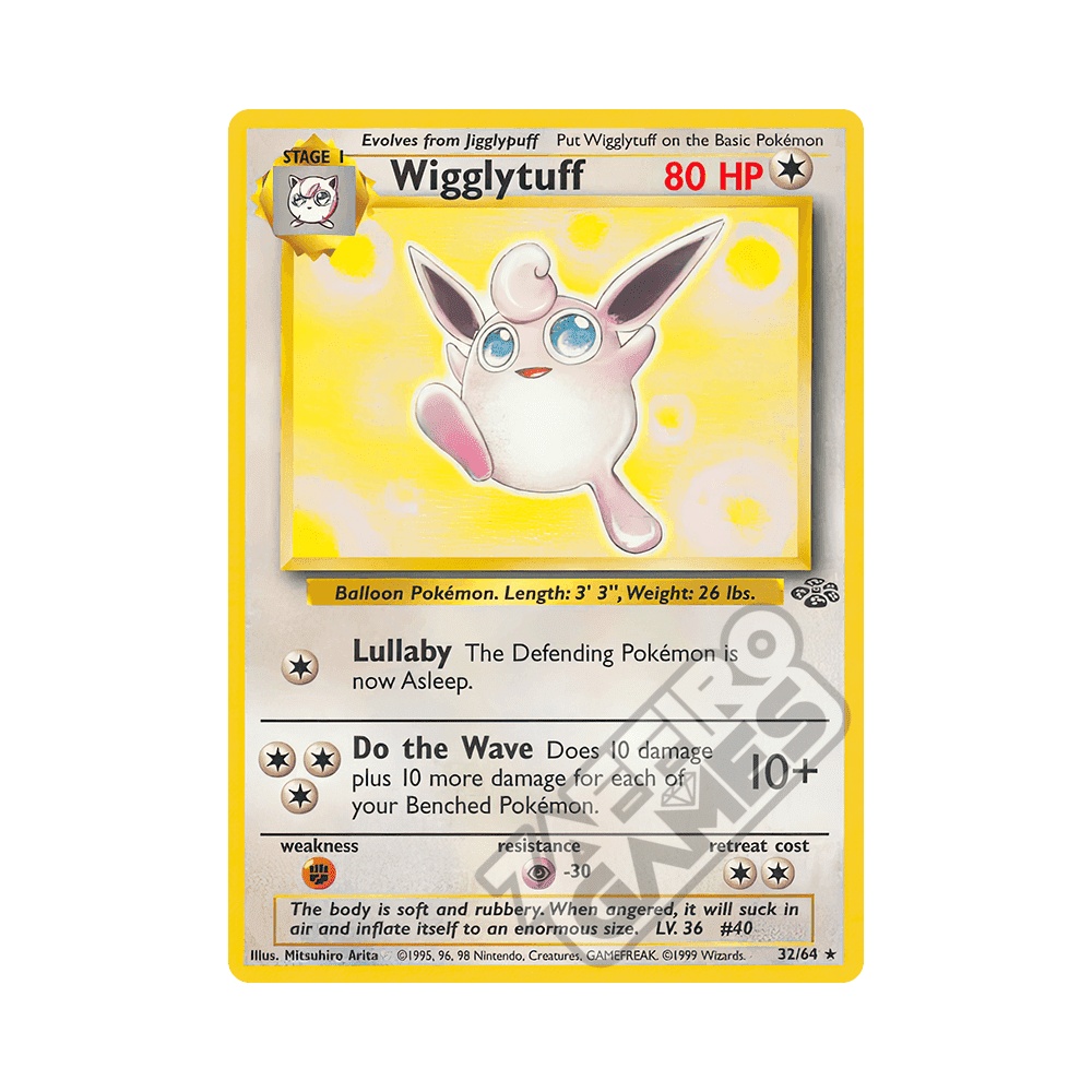 32/64 Wigglypuff Rara Unlimited (ITA) - Jungle rr