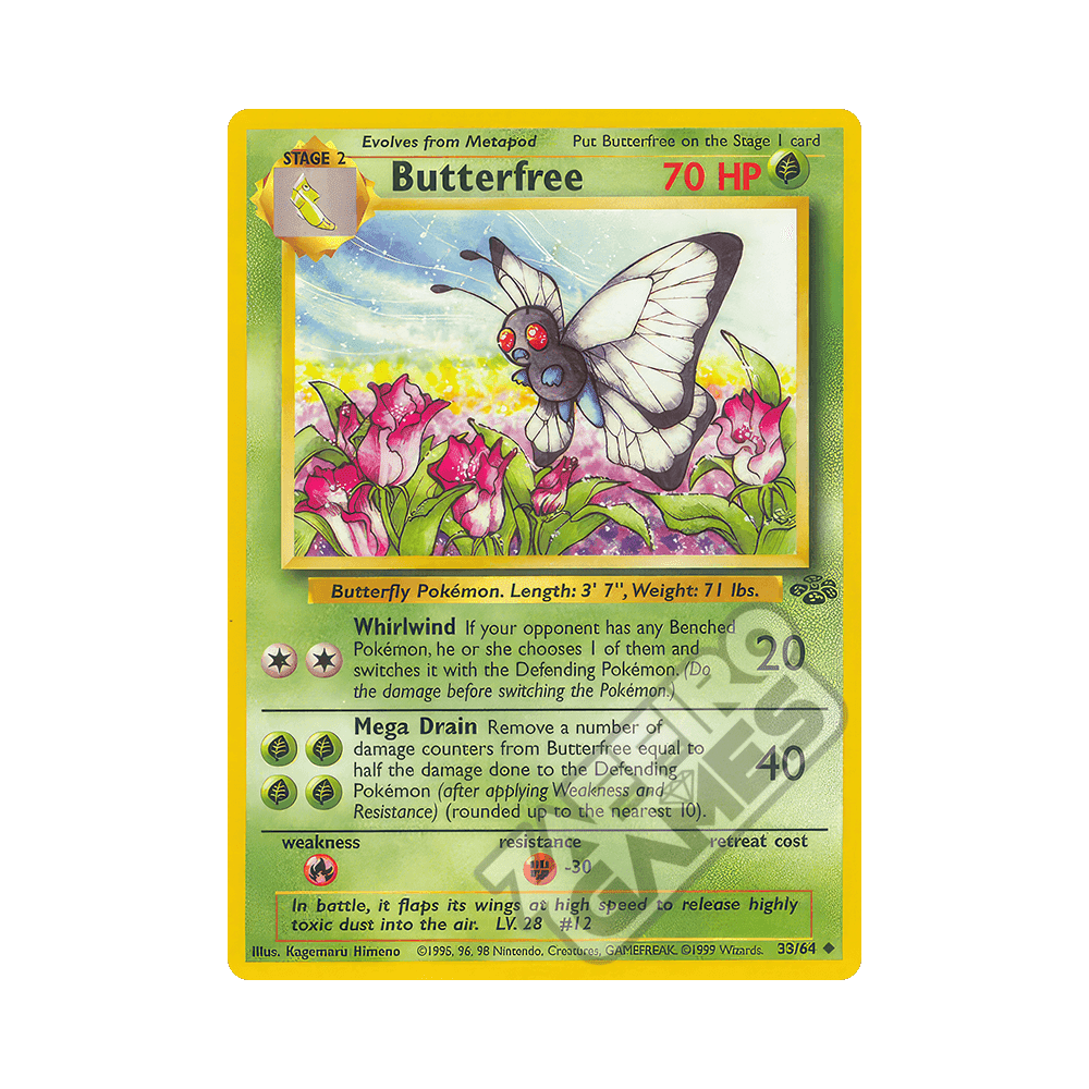 33/64 Butterfree Non Comune Unlimited (ITA) - Jungle rr
