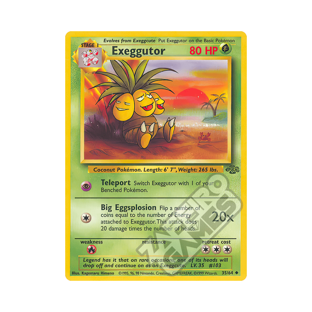 35/64 Exeggutor Non Comune Unlimited (ITA) - Jungle rr