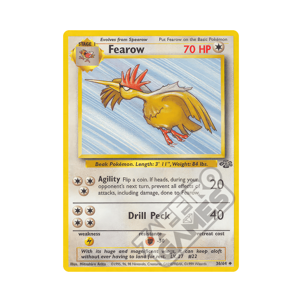 36/64 Fearow Non Comune Unlimited (ITA) - Jungle rr
