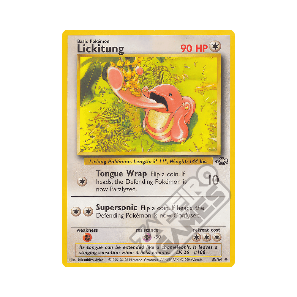 38/64 Lickitung Non Comune Unlimited (ITA) - Jungle rr