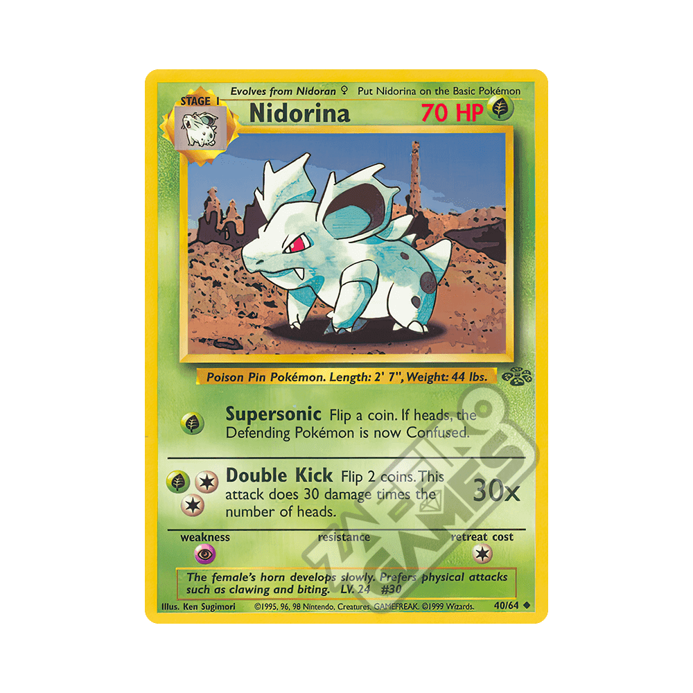 40/64 Nidorina Non Comune Unlimited (ITA) - Jungle rr