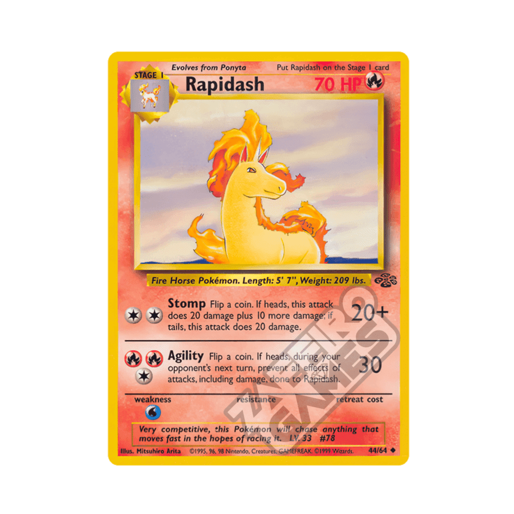 44/64 Rapidash Non Comune Unlimited (ITA) - Jungle rr