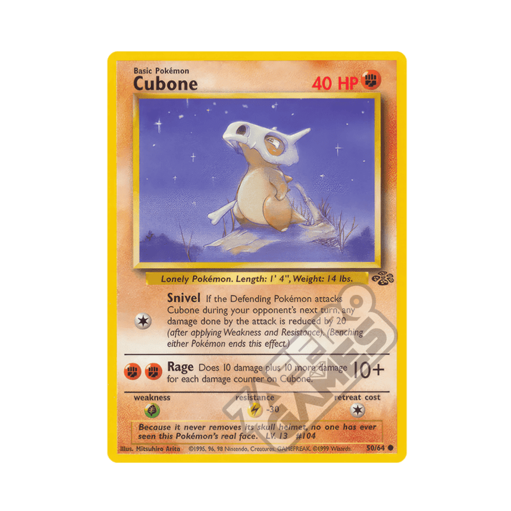 50/64 Cubone Comune Unlimited (ITA) - Jungle rr