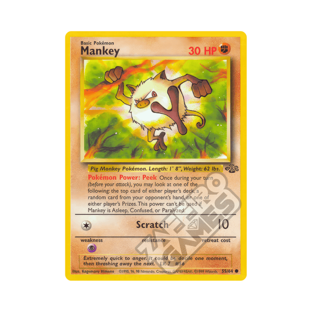 55/64 Mankey Comune Unlimited (ITA) - Jungle rr