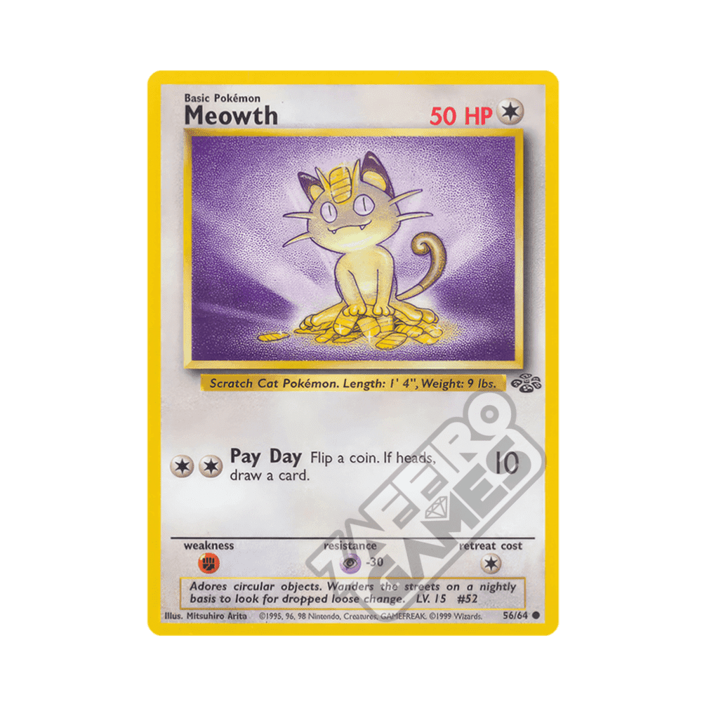 56/64 Meowth Comune Unlimited (ITA) - Jungle rr