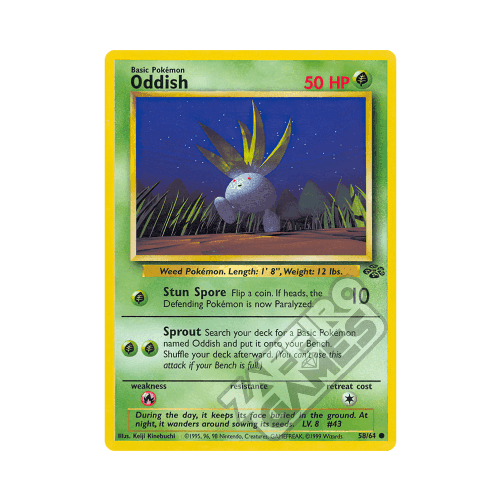 58/64 Oddish Comune Unlimited (ITA) - Jungle rr