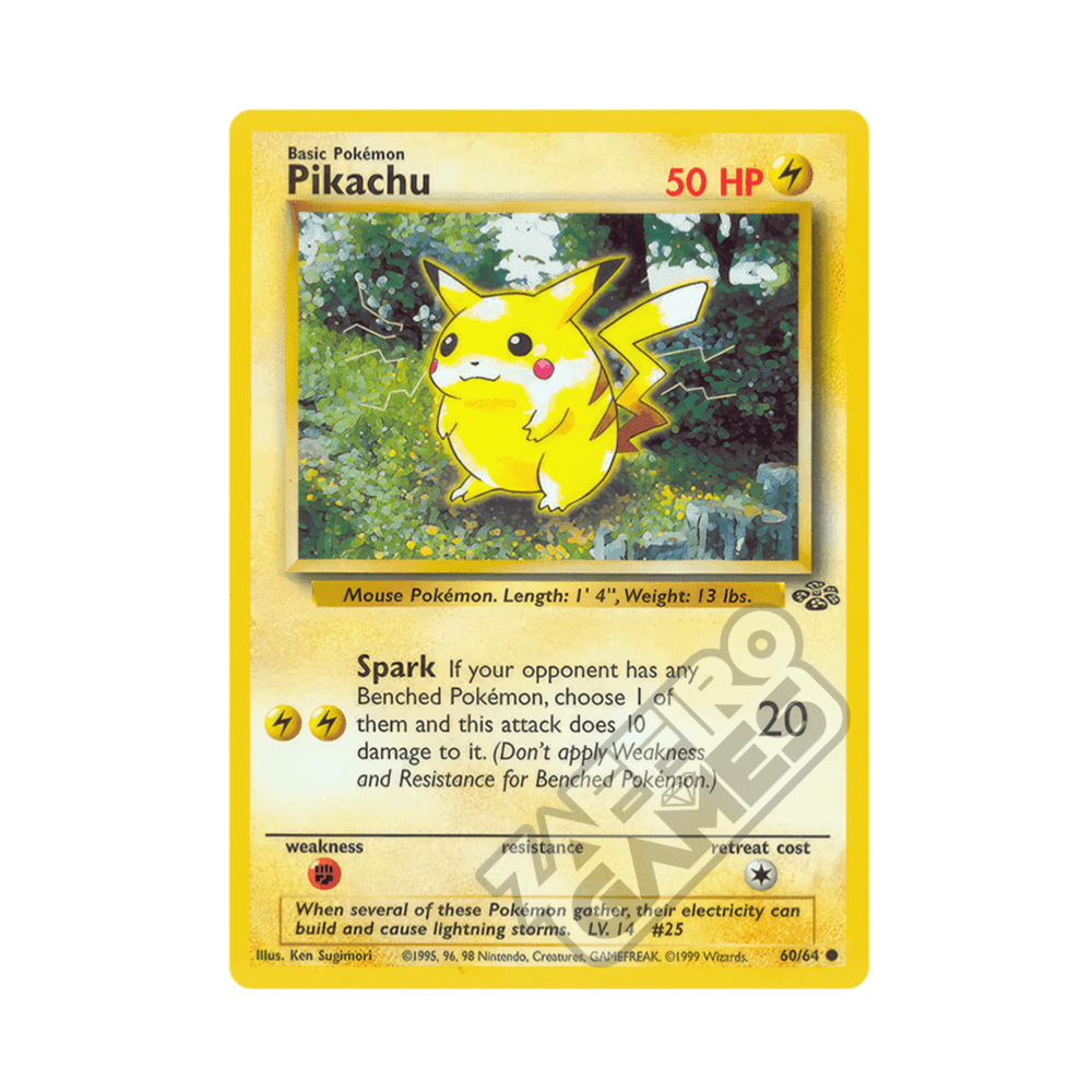 60/64 Pikachu Comune Unlimited (ITA) - Jungle rr