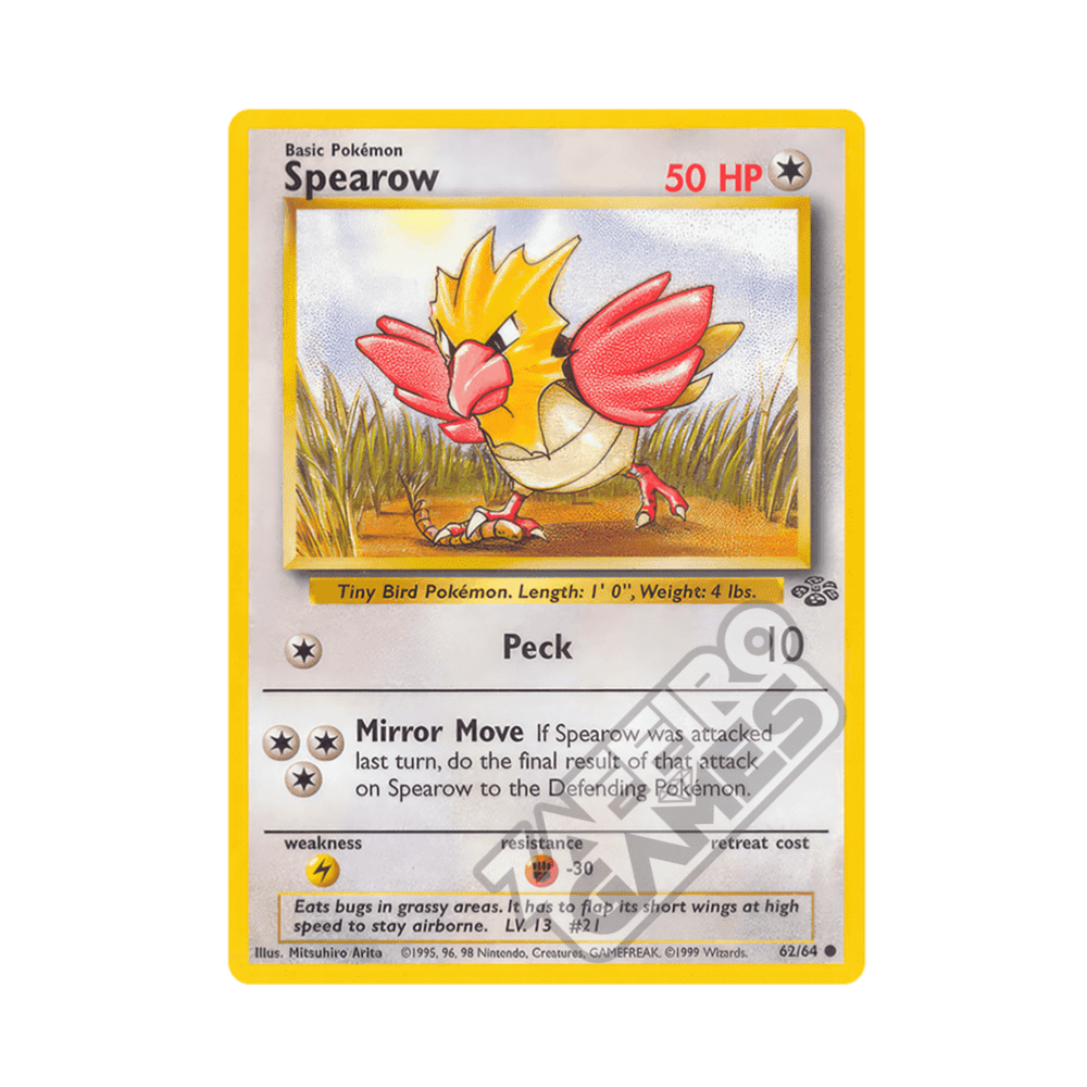 62/64 Spearow Comune Unlimited (ITA) - Jungle rr