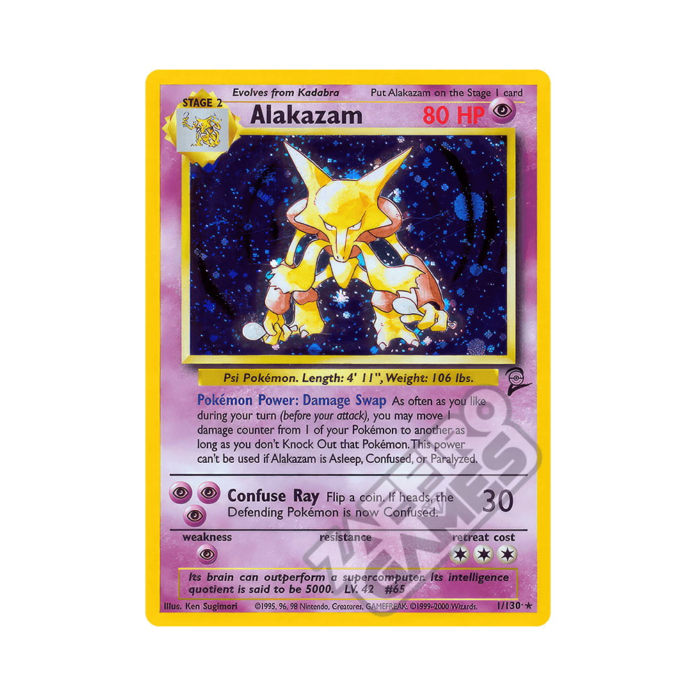 001/130 Alakazam Holo (ENG) - Set Base 2 rr